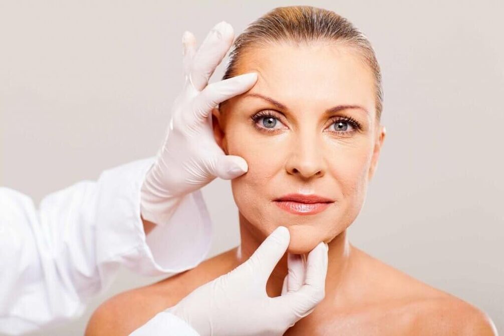 Your doctor will examine your skin before rejuvenation